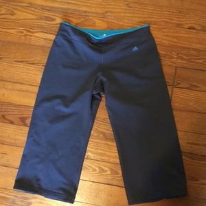 Adidas cropped athletic pants.  NWOT. Size L
